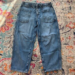 american eagle barrel jeans